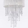 4 Light Chrome Crystal Chandeliers (Photo 8 of 15)