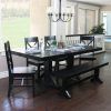 Antique Black Wood Kitchen Dining Tables (Photo 18 of 25)