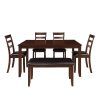 Contemporary 6-Seating Rectangular Dining Tables (Photo 16 of 25)