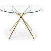 Glass And Gold Oval Console Tables (Photo 6 of 15)