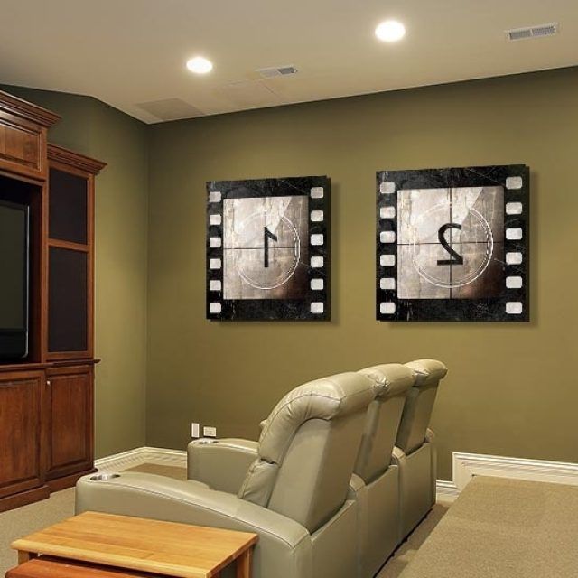 15 Ideas of Home Theater Wall Art