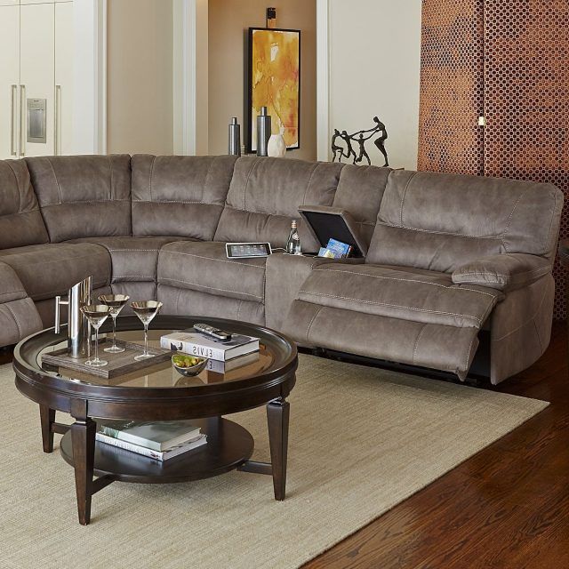  Best 15+ of Jedd Fabric Reclining Sectional Sofas