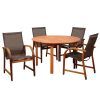 Market 6 Piece Dining Sets With Host And Side Chairs (Photo 13 of 25)