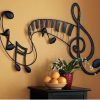 Metal Music Notes Wall Art (Photo 2 of 15)