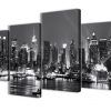 New York Skyline Canvas Black And White Wall Art (Photo 15 of 15)
