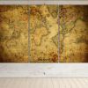 Old World Map Wall Art (Photo 7 of 15)