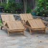 Wooden Outdoor Chaise Lounge Chairs (Photo 4 of 15)