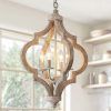 Handcrafted Wood Lantern Chandeliers (Photo 8 of 15)