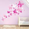 Pink Butterfly Wall Art (Photo 4 of 15)