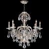 Four-Light Antique Silver Chandeliers (Photo 9 of 15)