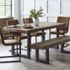 Brushed Metal Dining Tables (Photo 17 of 25)