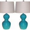 Teal Living Room Table Lamps (Photo 11 of 15)