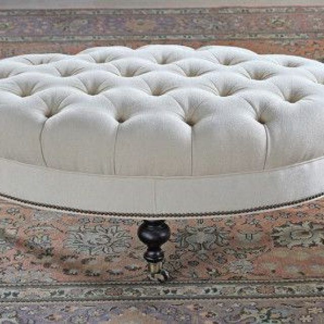 2024 Latest Tufted Ottoman Console Tables