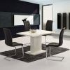White High Gloss Dining Tables And 4 Chairs (Photo 23 of 25)