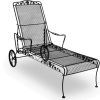 Wrought Iron Chaise Lounges (Photo 4 of 15)