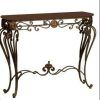 Wrought Iron Console Tables (Photo 12 of 15)