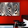 Zebra Wall Art Canvas (Photo 14 of 15)