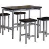 Mysliwiec 5 Piece Counter Height Breakfast Nook Dining Sets (Photo 3 of 25)