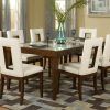 Chandler 7 Piece Extension Dining Sets With Fabric Side Chairs (Photo 21 of 25)