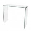 Chrome And Glass Rectangular Console Tables (Photo 14 of 15)