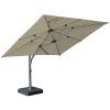 Nasiba Square Cantilever Sunbrella Umbrellas (Photo 17 of 25)