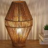 Natural Woven Standing Lamps (Photo 5 of 15)