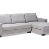 2Pc Crowningshield Contemporary Chaise Sofas Light Gray (Photo 9 of 25)