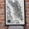 New York City Map Wall Art (Photo 8 of 15)