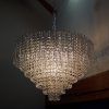 Large Glass Chandelier (Photo 3 of 15)