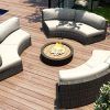 3-Piece Curved Sectional Set (Photo 8 of 15)