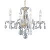 4 Light Crystal Chandeliers (Photo 11 of 15)