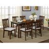 Jaxon Grey 7 Piece Rectangle Extension Dining Sets With Wood Chairs (Photo 21 of 25)