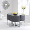 Black Glass Dining Tables And 4 Chairs (Photo 16 of 25)