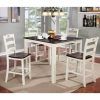 Biggs 5 Piece Counter Height Solid Wood Dining Sets (Set Of 5) (Photo 3 of 25)