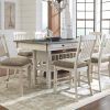 Craftsman 9 Piece Extension Dining Sets With Uph Side Chairs (Photo 4 of 25)