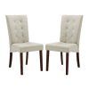 Fabric Covered Dining Chairs (Photo 3 of 25)