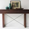 Hand-Finished Walnut Console Tables (Photo 6 of 15)