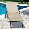 Fabric Outdoor Chaise Lounge Chairs (Photo 14 of 15)