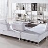 Mireille Modern And Contemporary Fabric Upholstered Sectional Sofas (Photo 24 of 25)