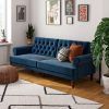 66" Convertible Velvet Sofa Beds (Photo 8 of 15)