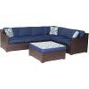 Patio Conversation Sets With Blue Cushions (Photo 9 of 15)