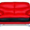 Red Leather Couches And Loveseats (Photo 14 of 15)