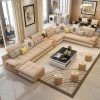 U Shaped Couches In Beige (Photo 14 of 15)