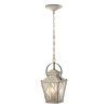 White Distressed Lantern Chandeliers (Photo 13 of 15)