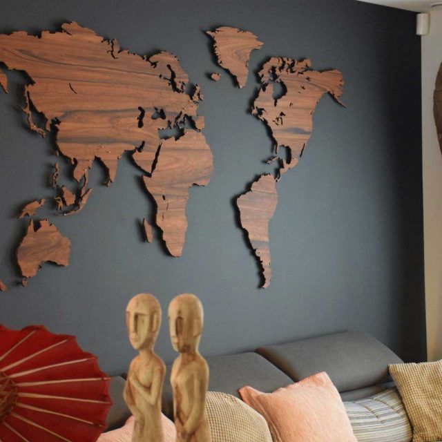 15 Collection of Cool Map Wall Art