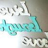 Wooden Words Wall Art (Photo 2 of 15)