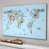 World Map Wall Art For Kids (Photo 2 of 15)