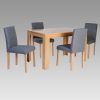 Oak Dining Tables And Fabric Chairs (Photo 25 of 25)
