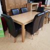 Oak Dining Tables And Leather Chairs (Photo 23 of 25)