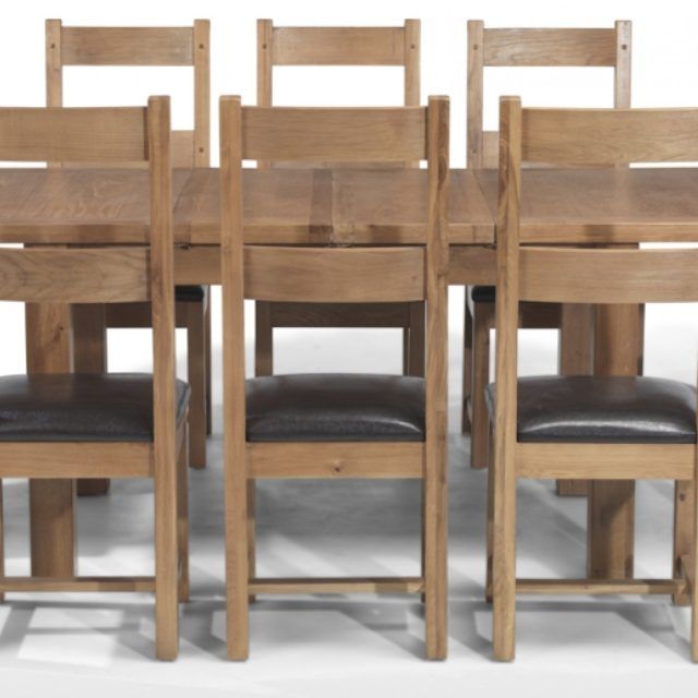 The 25 Best Collection of Oak Dining Tables and 8 Chairs